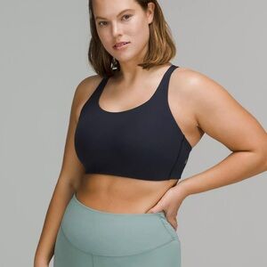 Lululemon High Energy Sports Bra 34DD in Navy
